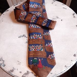 ALYNN, CREATIVE AMERICAN DESIGN, "BRAVO!", Graphic Silk Tie